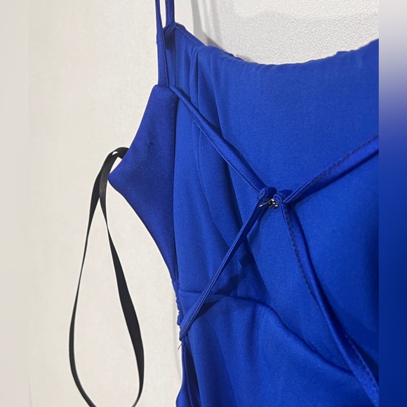 Windsor Martha Formal Satin Mermaid Long Dress /Size XS - Picture 6 of 10